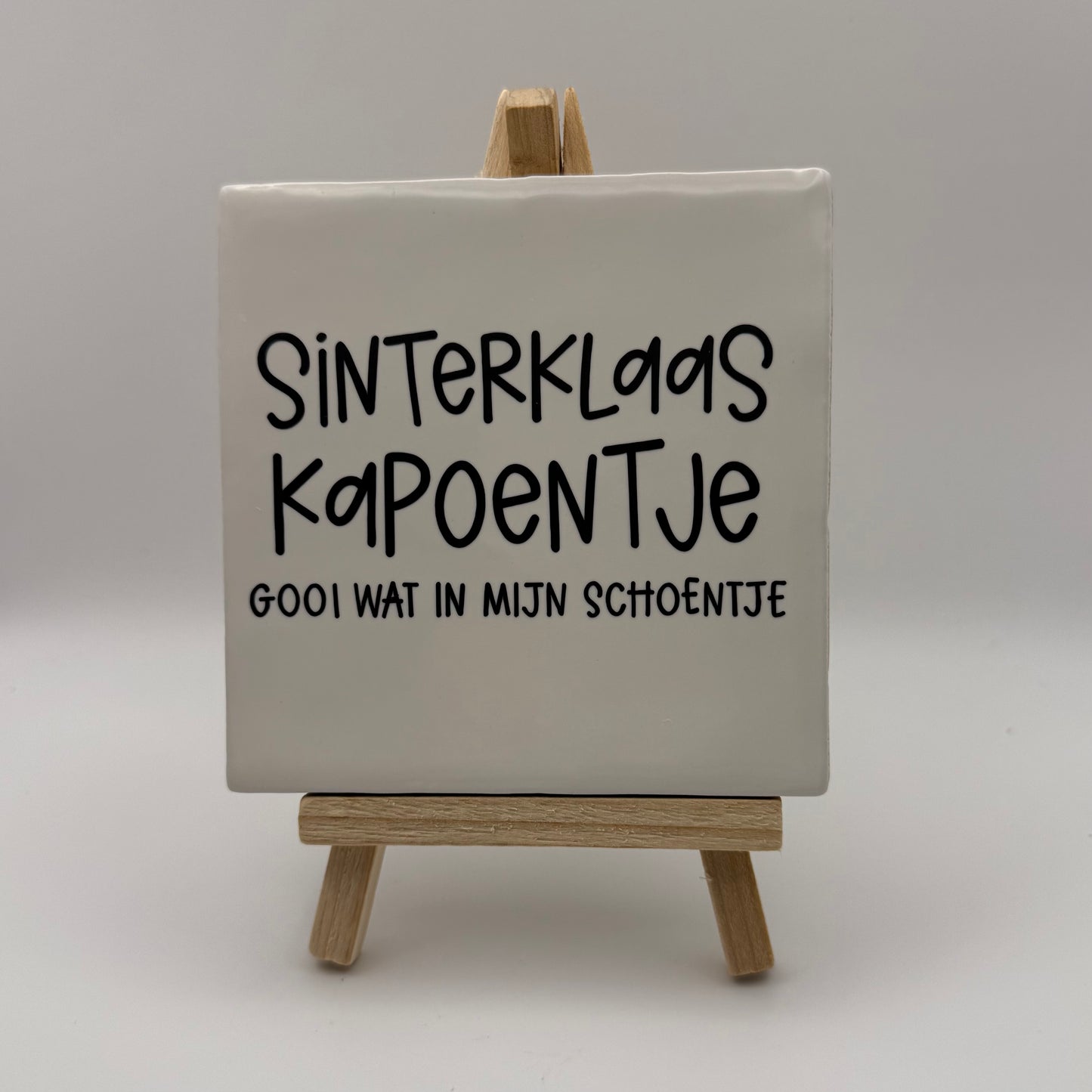 Tegeltje - Sinterklaas Kapoentje