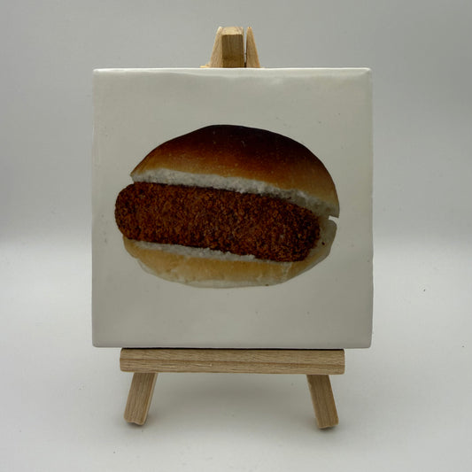 Tegeltje - Broodje kroket