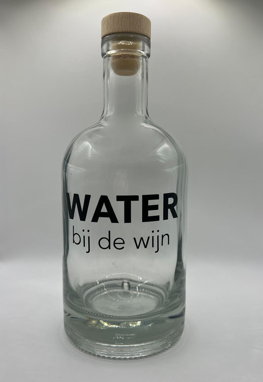 Waterfles - Water bij de wijn