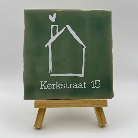 Tegeltje met je eigen straatnaam