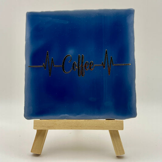 Tegeltje - Coffee met hartslag