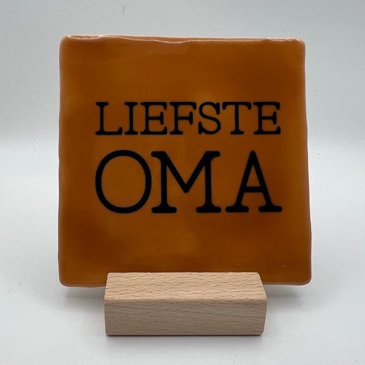 Tegeltje - Liefste oma