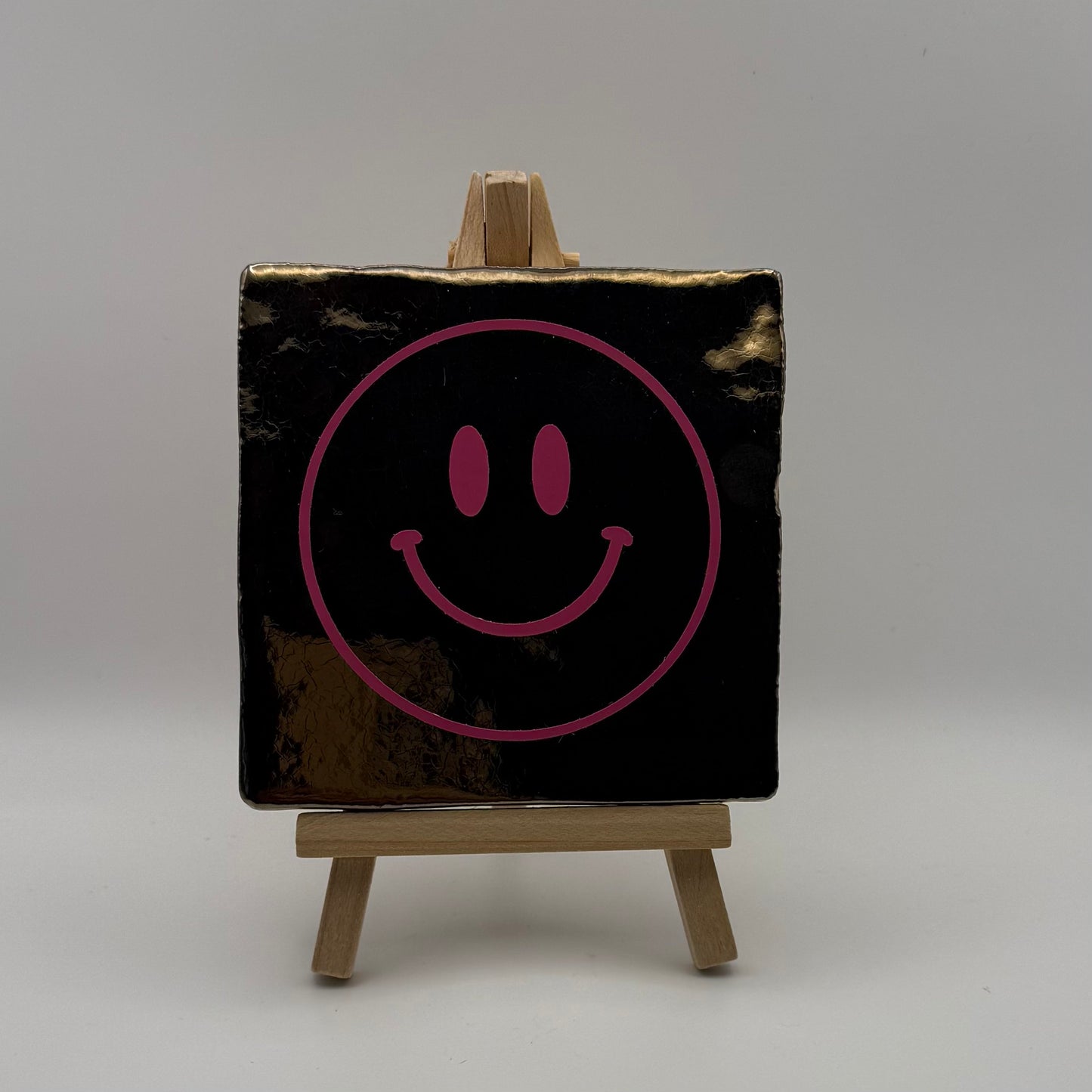 Tegeltje - Smile (brons)
