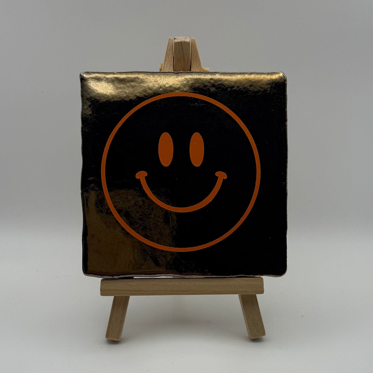 Tegeltje - Smile (brons)
