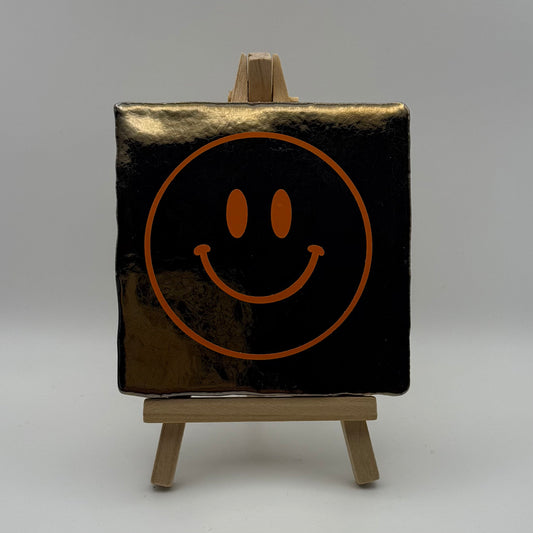 Tegeltje - Smile (brons)